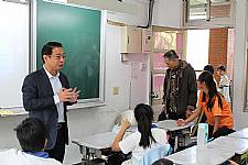 108學年度締結國外姐妹校暨國際筆友計畫~張一平先生蒞校交流